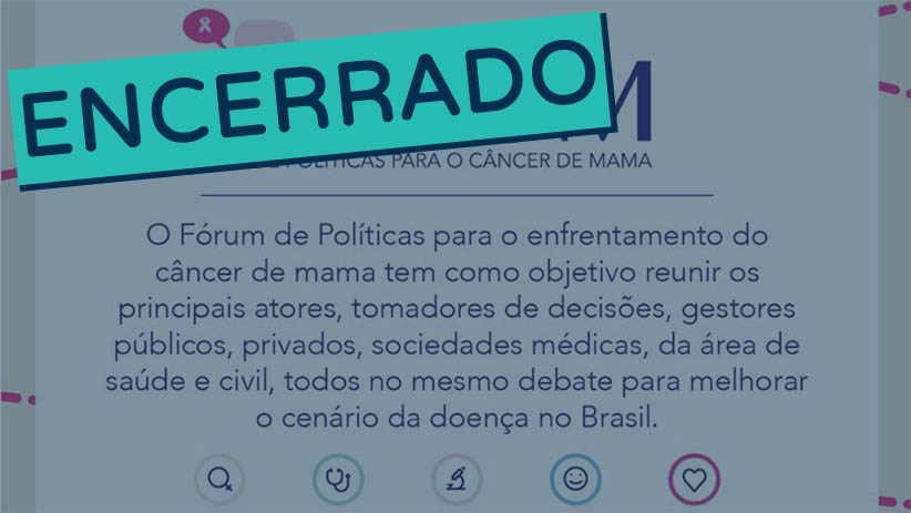 Fórum de Políticas para o Câncer de Mama 2017 | 26/05