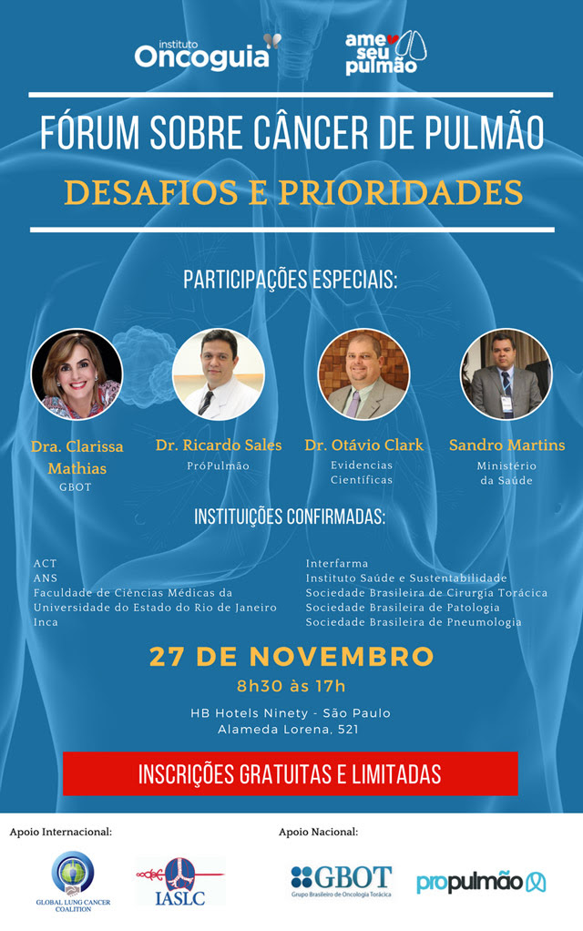 eventos forum oncoguia cancer pulmao