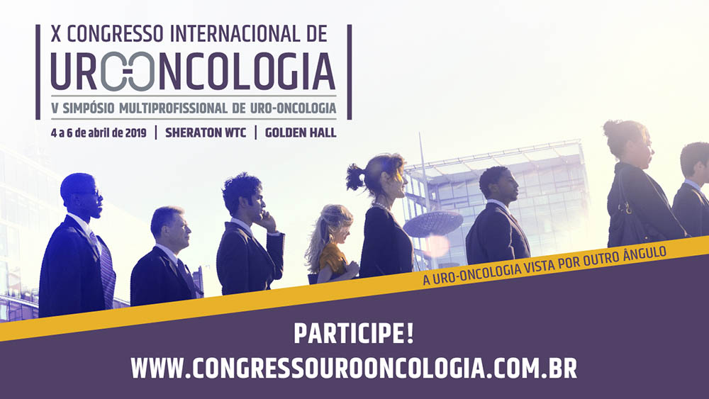 Banner do décimo congresso de uro-oncologia.