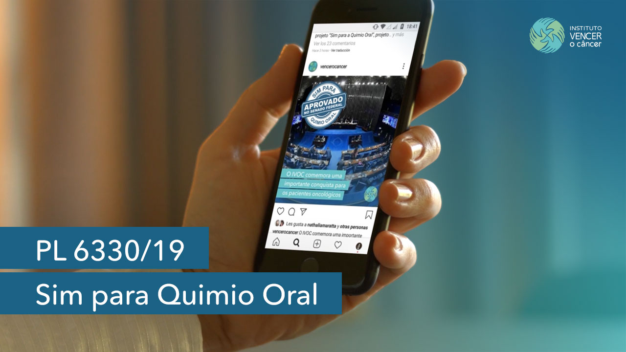 PL 6330/19 Sim para Quimio Oral