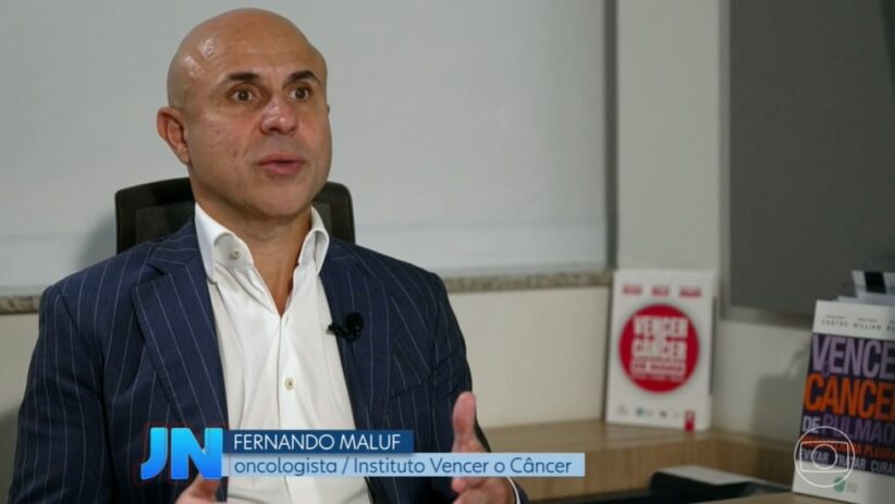Imagem mostra: Dr Fernado Maluf na entrevista