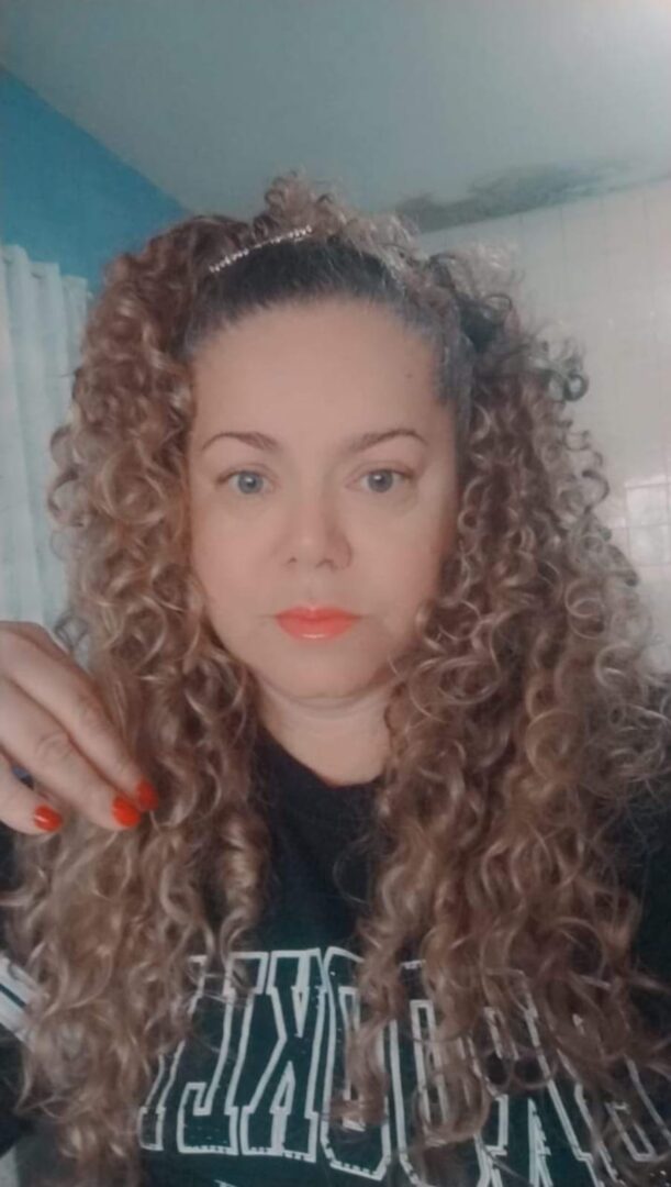 Imagem mostra: Andreia do relato a cima.