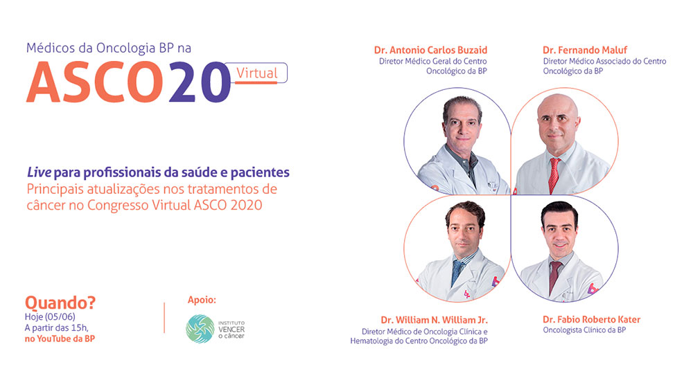 Principais atualizações nos tratamentos de câncer no Congresso Virtual ASCO 2020
