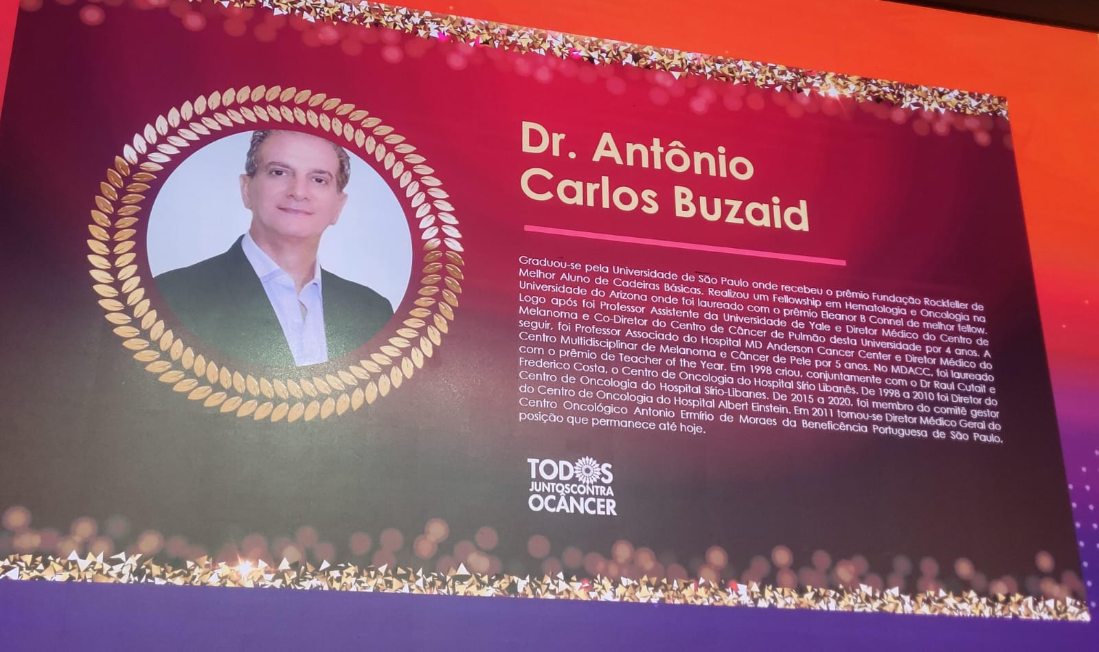 Fundadores do Instituto Vencer o Câncer são homenageados no lançamento do Prêmio Merula Steagal