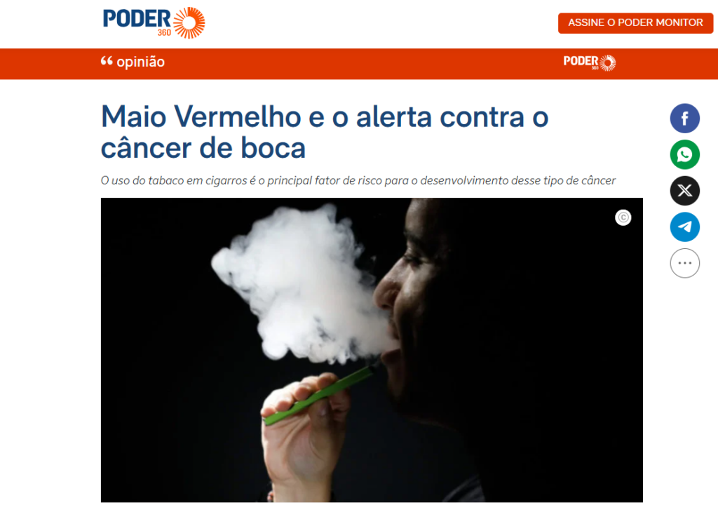 Maio Vermelho: Dr Fernando Maluf destaca a perigosa relação entre cigarro e câncer de boca